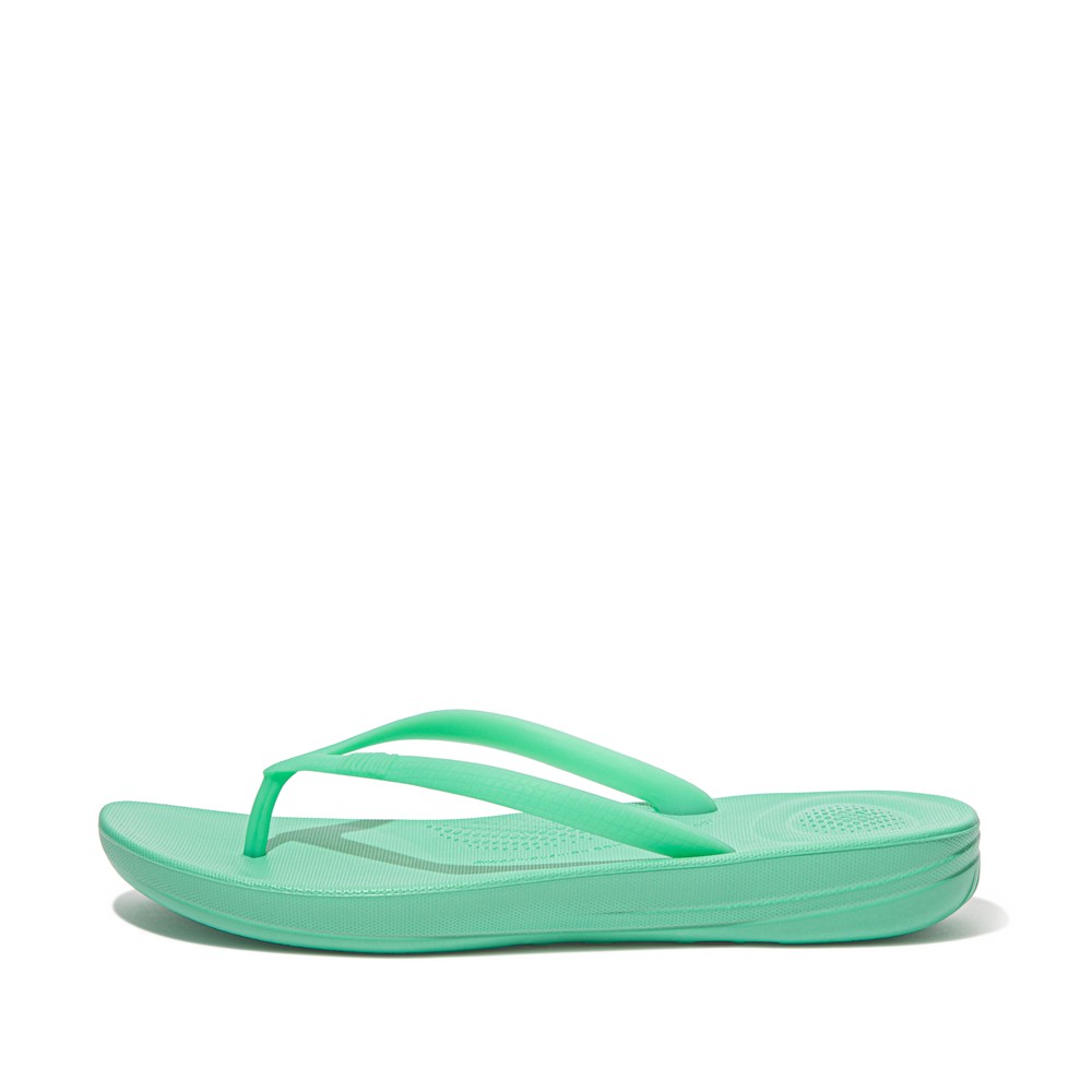 Fitflop Womens Flip-flops Mint Green - Iqushion Ergonomic - 03OGCYQRI